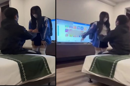 Sex Việt Nam nữ sinh trốn tiết lẻn nhà nghỉ làm tình dữ dội